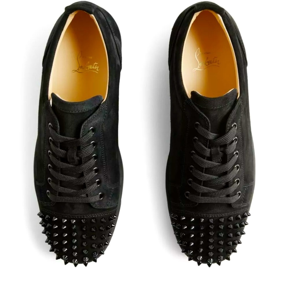 CHRISTIAN LOUBOUTINLouis Junior Spikes Suede Sneak43.5; 100% Authentic and New